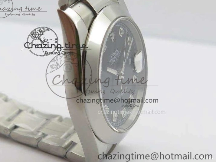 MiroTime 0323 DailyWear DateJust 41mm 126300 SS Noob 1:1 Best Edition Black Dial Diam Markers On SS Bracelet A 3587